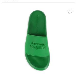 NWT, Alexander McQueen Mens Pool Slides